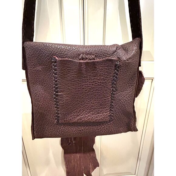 Gabriel Good Artisan Crafted One of a Kind Buffalo Leather Messenger Bag - Picture 3 of 12